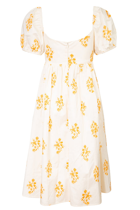 Alessia Dress in Marigold | (est. retail $375)